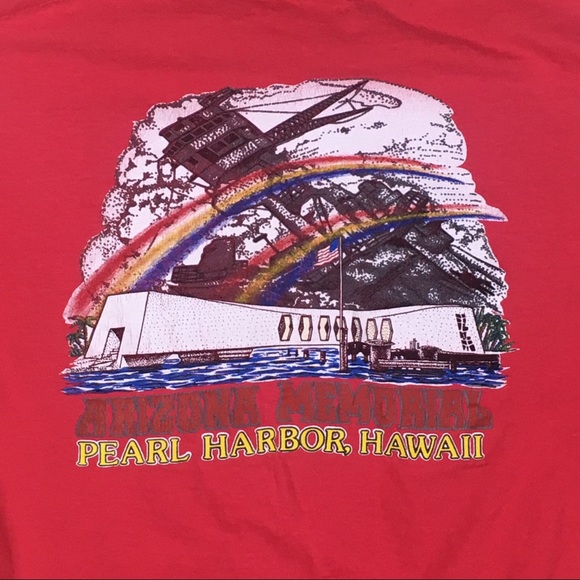 90s USS Arizona Pearl Harbor Memorial Tee - Picture 4 of 6
